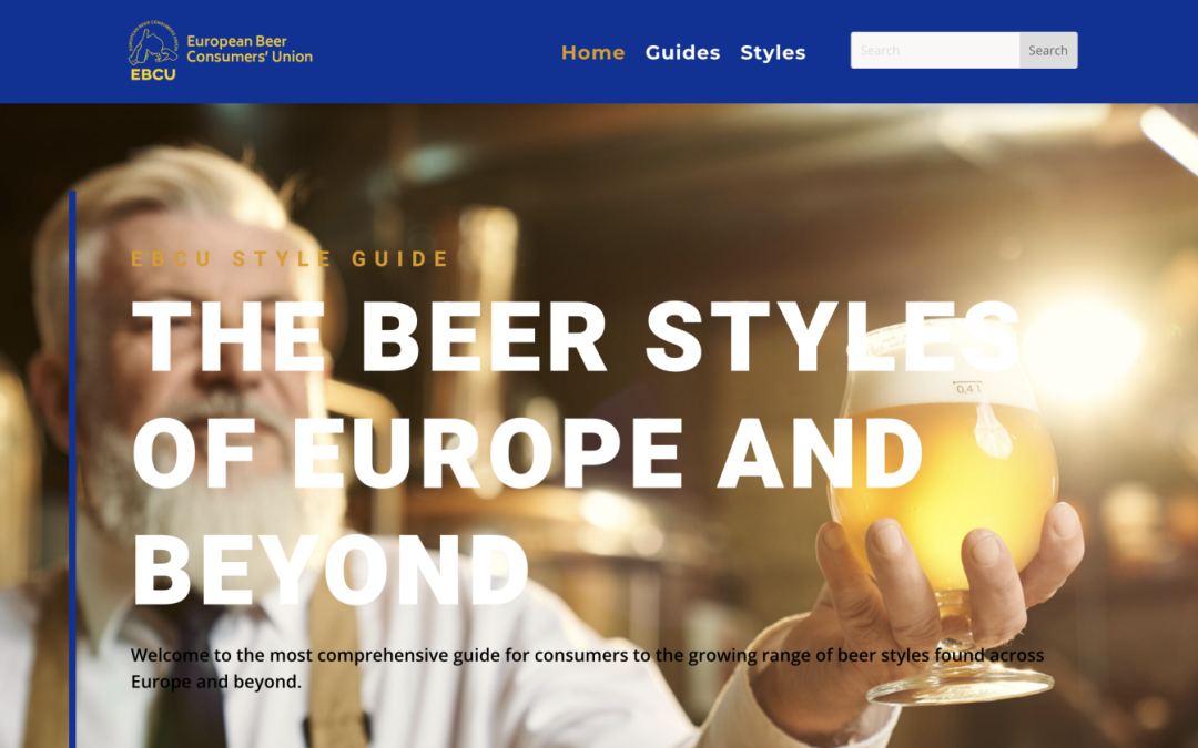 EBCU unveils new guide to the beer styles of Europe and beyond
